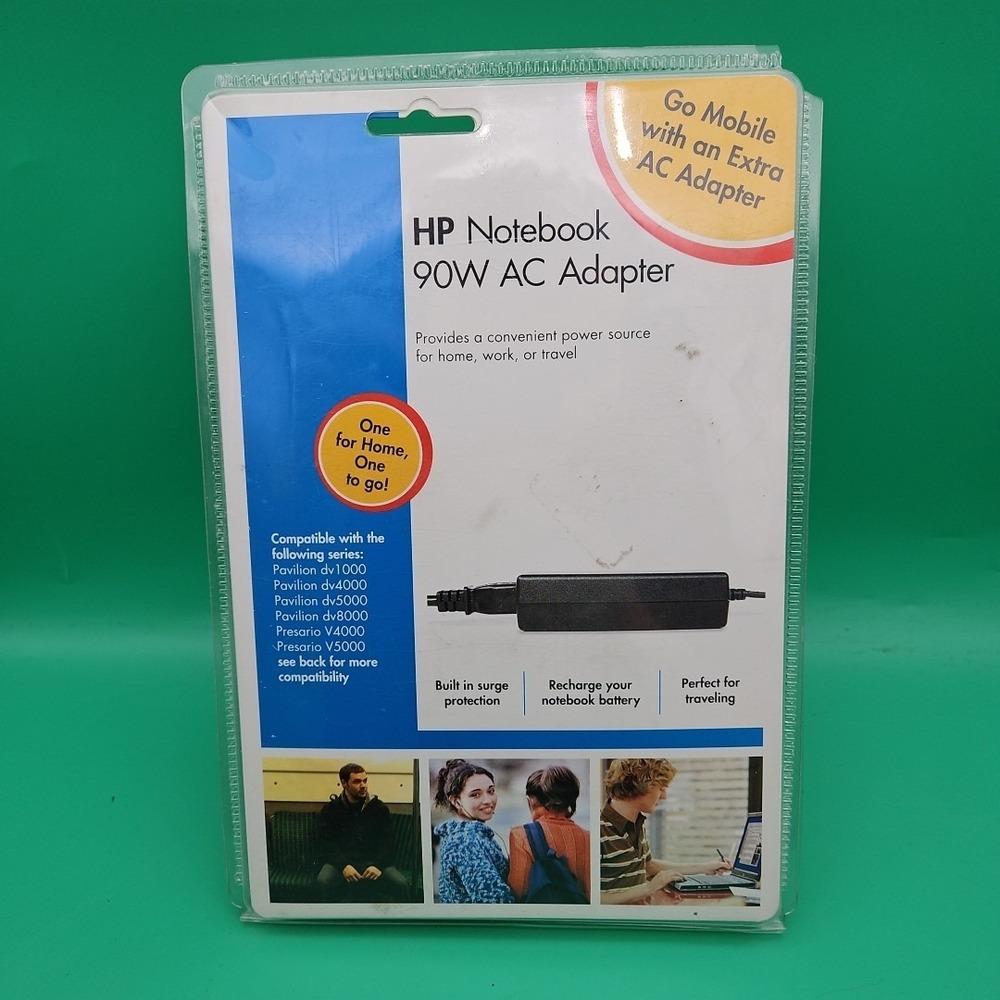 HP Notebook 90W AC Adapter EH642AA#ABA Brand New Sealed 2005